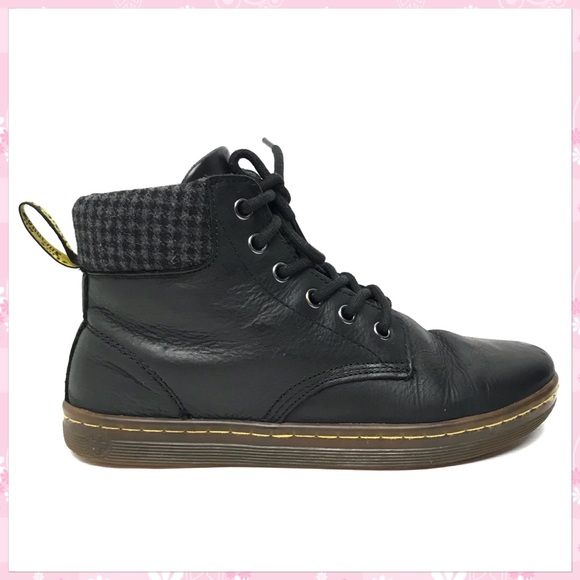 Dr. Martens Shoes - DOC MARTEN  AirWair Black Canvas Sneakers 7